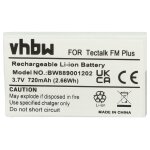 Vhbw batterie remplacement pour albrecht bln - 3746 pour appareils radio avec radio fm (720mah, 3, 7v, ...