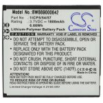 Vhbw batterie remplacement pour angelcare 1icp5 / 54 / 57 pour moniteur bb, babyphone (1800mah, 3, ...