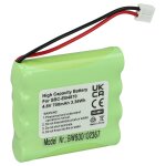 Vhbw batterie remplacement pour philips h - aaa600 pour moniteur b�b�, babyphone (700mah, 4, 8v, nimh) ...