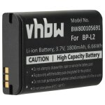 Vhbw batterie compatible avec teac dr - 100, dr - 1, gt - r1, dr - 100mkii dictaphone (1800mah, 3, 7v, ...