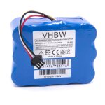 Vhbw batterie compatible avec yoo digital iwip 1000, 600 robot �lectrom�nager bleu (3000mah, 14, 4v, ...