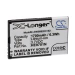 Vhbw batterie compatible avec zoomax handheld video magnifier, snow, snow 4. 3 loupe de lecture lectronique ...