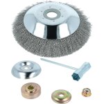 Vhbw brosse � d�sherber en m�tal doux compatible avec dolmar ms25, 340, 30 outil de jardin, d�broussailleuse ...