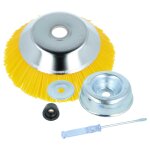 Vhbw brosse � d�sherber en nylon compatible avec kawasaki outil de jardin, d�broussailleuse - Ø 20 cm ...