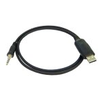 Vhbw cble usb de programmation remplacement pour ct - 91 pour radio, noir