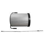 Vhbw cartouche filtrante poussi�res fines compatible avec hbm 200, 300 aspirateur � copeaux - avec brosse ...