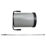 Vhbw cartouche filtrante poussires fines remplacement pour bernardo fp1 pour aspirateur  copeaux - ...