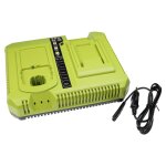 Vhbw chargeur double compatible avec ryobi bpp - 1817, bpp - 1817 / 2, bpp - 1817m, bpp - 1820 batteries ...