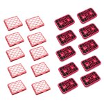 Vhbw lot de filtres compatible avec electrolux 1 classic, 1 royal, d 820 aspirateur - 20x filtres de ...