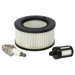 Vhbw kit de filtres � air, � carburant, bougie d'allumage remplacement pour ngk bpmr7a (4626) pour scie ...