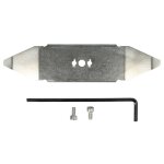 Vhbw lame remplacement pour mtd 122 - 102 - 619 pour tondeuse - lame de rechange, argent, acier inoxydable ...