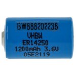 Vhbw pile au lithium er14250 remplacement pour 6135 - 99 - 770 - 2535, 6es59800ma11 - pile sp�ciale (1200mah, ...