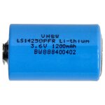 Vhbw pile au lithium ls14250 remplacement pour 1 / 2 aa ls14250pfr - pile primaire avec connexion  souder ...