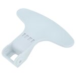 Vhbw poign�e compatible avec beko wcb71021ptl 8987923200 machine � laver plastique blanc