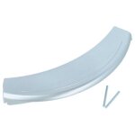 Vhbw poign�e remplacement pour bosch siemens bsh 647449 00647449, bsh vzf09030 pour machine � laver acier ...