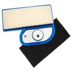 Vhbw set de filtres (1x filtre � air, 1x pr�filtre) remplace kawasaki 11013 - 7001 pour tracteur tondeuse, ...