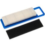 Vhbw set de filtres (1x filtre � air, 1x pr�filtre) remplace kawasaki 110132181 pour motor per tondeuse ...