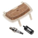 Vhbw set de filtres � air, � carburant, bougie d'allumage compatible avec stihl ms 171, 181, 201, 211 ...