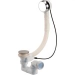 Vidage baignoire nicoll turbobain avec câble 1m Vidage baignoire nicoll turbobain avec câble 1m
