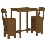 Vidaxl 3157796 ensemble de meubles de jardin marron