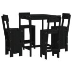Vidaxl 3157803 ensemble de meubles de jardin noir