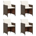 Vidaxl 316776 chaise d'ext�rieur terrace si�ge rembourr� polyester, polyur�thane, acier cr�me, blanc