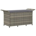 Vidaxl 363418 banc de jardin poly�thyl�ne, acier