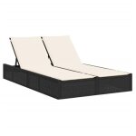 Vidaxl 368628 chaise d'ext�rieur r�sine, acier cr�me, blanc