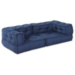 Vidaxl 4019044 coussin de chaise bleu
