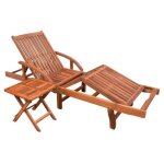 Vidaxl 42594 chaise d'ext�rieur linge bois d'acacia