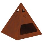 Vidaxl 858953 chemin�e marron