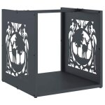 Vidaxl 864251 chariots et supports de b�ches pour chemin�es