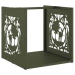 Vidaxl 864252 chariots et supports de b�ches pour chemin�es