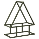 Vidaxl 864314 chariots et supports de b�ches pour chemin�es