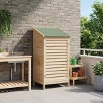 Vidaxl abri de jardin naturel 59 x 56 x 113, 5 cm bois de sapin massif