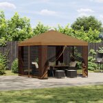 Vidaxl abri de jardin avec parois 3 x 3 m beige polyester et acier 190