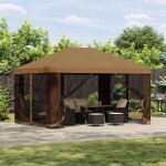 Vidaxl abri de jardin avec parois 4 � 3 m beige polyester et acier 190