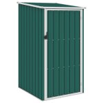Vidaxl abri de jardin vert 87x98x159 cm acier galvanis�