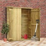 Vidaxl abri a outils de jardin 123x50x171 cm pin�de impr�gn�e