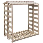 Vidaxl abri de stockage  bois de chauffage 150x90x176 cm pin imprgn