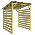 Vidaxl abri de stockage du bois de chauffage bois de pin imprgn