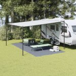 Vidaxl accessoire de tente bleu - gris polyester 300 x 600 cm