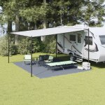 Vidaxl accessoire de tente bleu - gris poly�thyl�ne 400 x 500 cm
