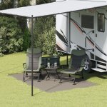 Vidaxl accessoire de tente gris clair polyester 200 x 300 cm
