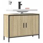 Vidaxl armoire lavabo de salle de bain chne sonoma 80x30x60 cm