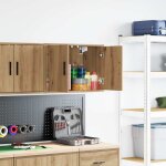 Vidaxl armoire murale de garage chne artisanal bois d'ingnierie