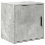 Vidaxl armoire murale de garage gris b�ton bois d'ing�nierie