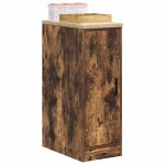 Vidaxl armoire de rangement de garage chne fum 30x51x85 cm bois pin