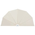 Vidaxl auvent latral pliable de terrasse crme 200 cm