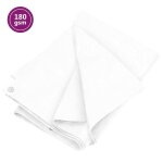 Vidaxl bche 180 g / m 3x5 m blanc pehd